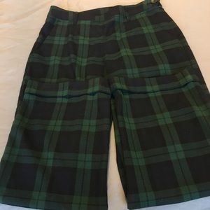 Uniqlo black watch tartan trousers size 4